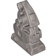 Lego noha robota, světle šedá lesklá (4288122, 4494595)